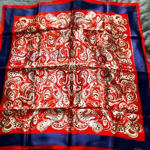 Vintage Celleni Paisley Print Scarf